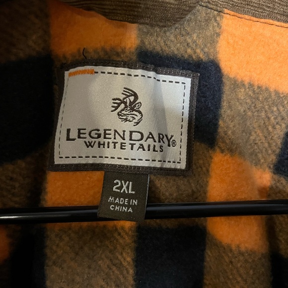 Woolrich Orange and Black Plaid Shirt - Picture 3 of 3